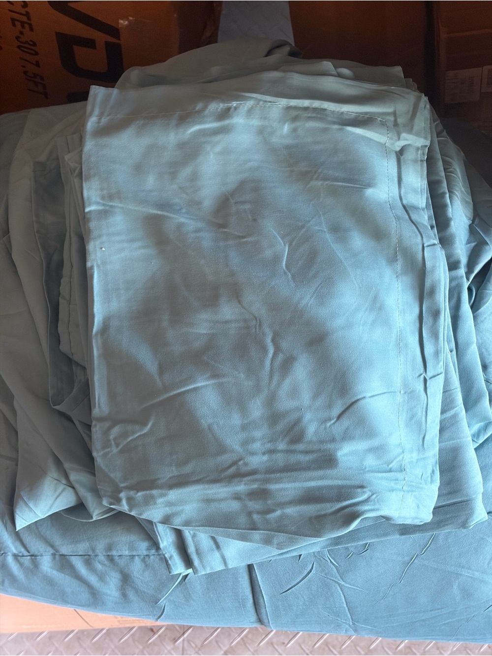 Queen - Teal Comforter & Sheet Set - Soft Solid Color